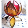 Lámpara Flor con Henna de Piel