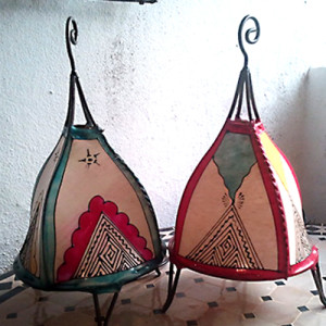 Small Leather & Henna Lights