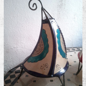 Luces de cuero y henna pequeños Multi