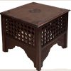 Mesa de tablero macizo Mashrabiya