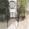Silla de medio brazo de hierro