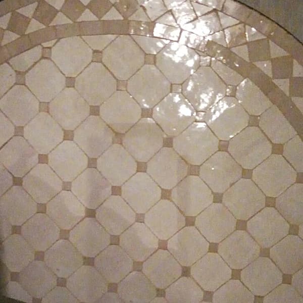 White and Beige Mosiac