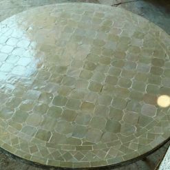 All Beige Moroccan mosaic table