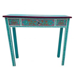 Painted Console Turquoise