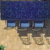 Blue Mosaic Table