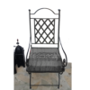 Moroccan crossed chair with arms