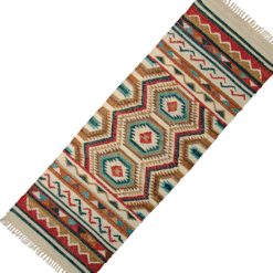 Panja Loom Recycled Chindi Kilim Carpet