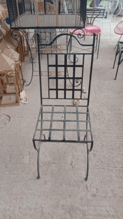 Iron chair - squared