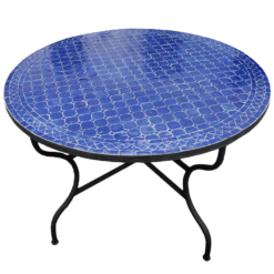 Blue Moroccan Mosaic table