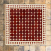 Rojo - Mesas cuadradas de mosaico marroquí (bajas)