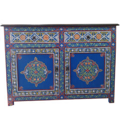 Moroccan sideboard blue