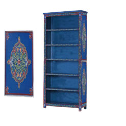 Moroccan Bookcase blue