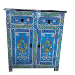 Moroccan sideboard light blue