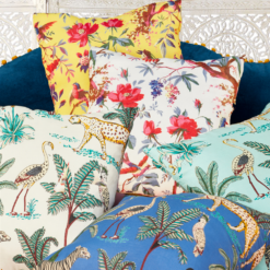 Jungle print cushion cover