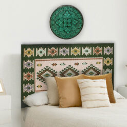 Upholstered Turkish Rug Headboard
