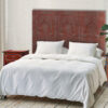 Red Berber Carved Headboard