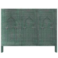Green Berber Carved Headboard