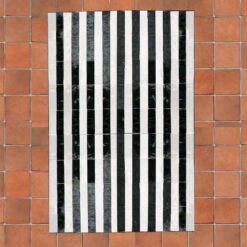 Black and White Moroccan Mosaic Table