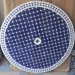 Moroccan Mosaic Table with umbrella hole