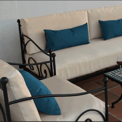 Swirl Moroccan Metal Sofa