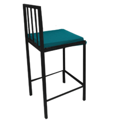 Iron Moroccan Bar Stool
