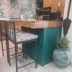 Taburete de hierro - Marroquí