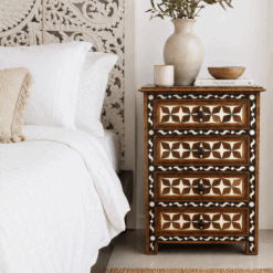 Arabic wood and resin drawers