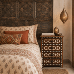 Arabic wood and resin drawers